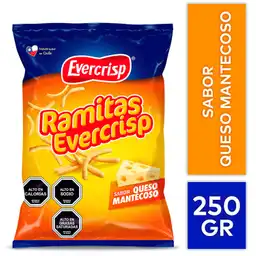 Evercrisp Snack Ramitas Sabor Queso Mantecoso