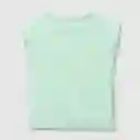 Polera Corazón de Niña Light Green Talla 4A Colloky