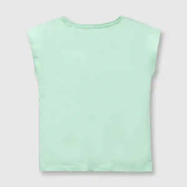 Polera Corazón de Niña Light Green Talla 4A Colloky