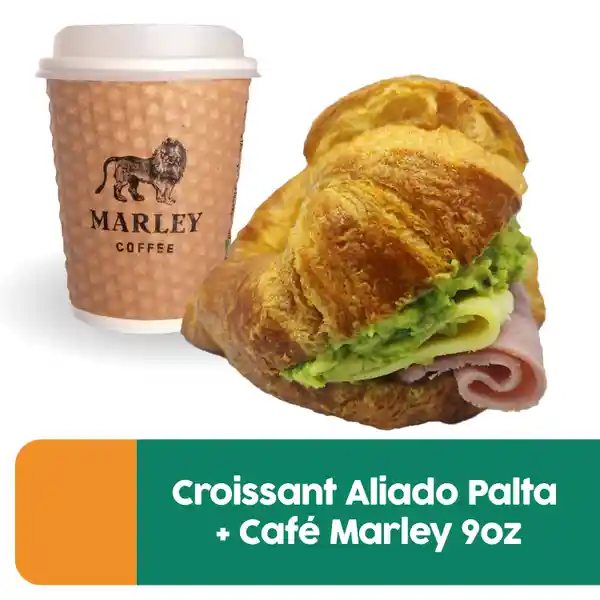 Croissant Aliado Palta + Café Marley
