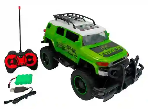 Ultra Toy Camioneta Radiocontrolada Con Luces Verde