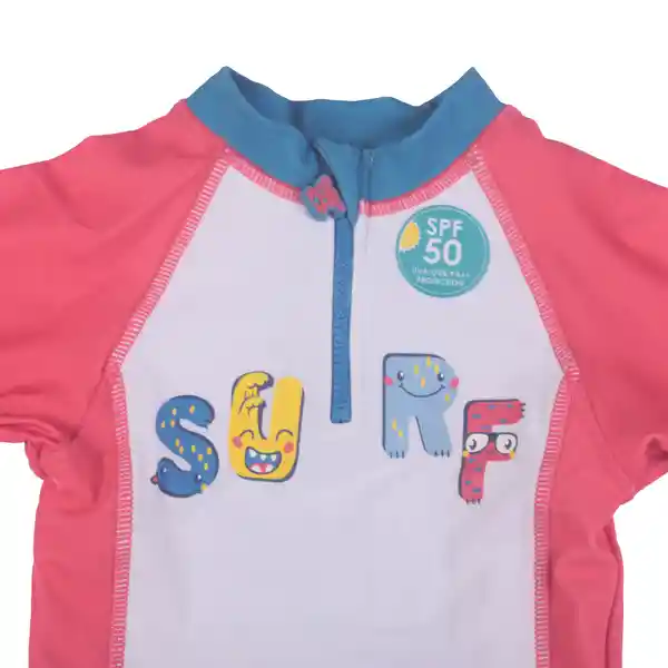 Traje de baño Bebe Niño Rojo Pillin 12 M