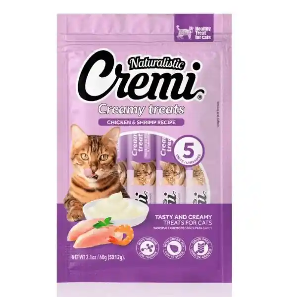 Naturalistic Cremi Alimento Gato Chicken &Amp Shrimp