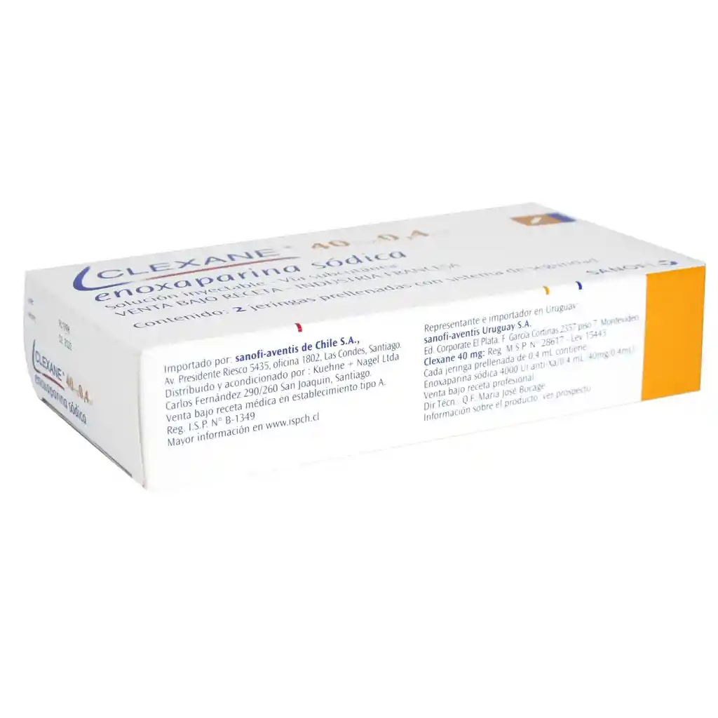 CLEXANE 40 Mg/0.4 Ml Solucion Inyectable