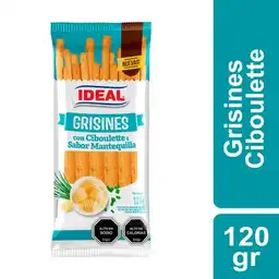 Ideal Palitos Grisines con Ciboulette Sabor Mantequilla