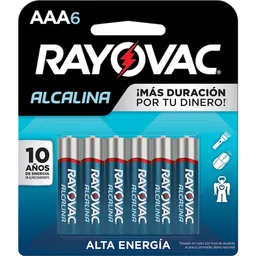 Rayovac Pilas Alcalina AAA