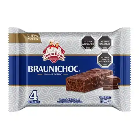 Braunichoc Brownie Bañado con Chocolate