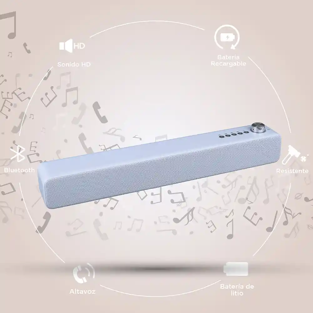 Miniso Parlante Inalambrico Mod A18 Azul