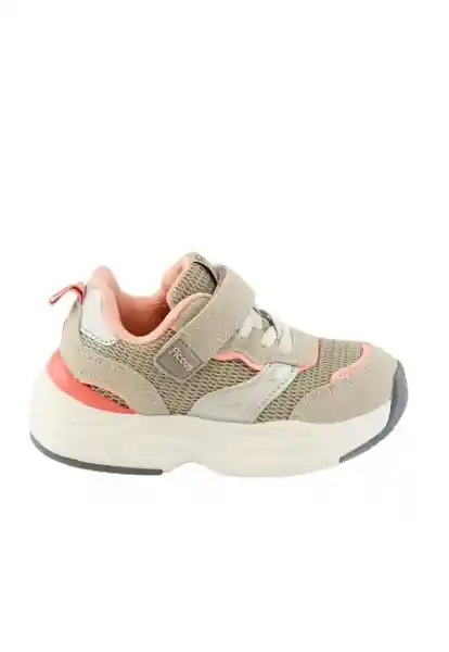 Zapatillas Sport Velcro Andante Niña Gris 22 855 Ficcus