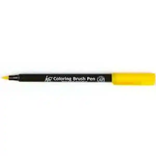 Sakura Marcador Brush Pen Amarillo