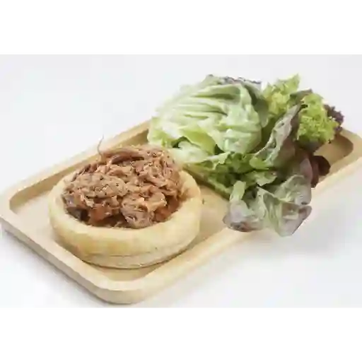 Quiche de carne mechada y queso