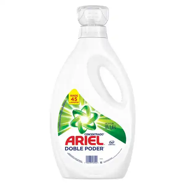 Ariel Detergente Líquido  Doble Poder Concentrado Pet 