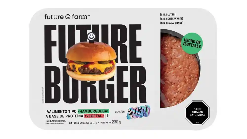 Future Farm - Future Burger (vegano, Sin Gluten) 230g