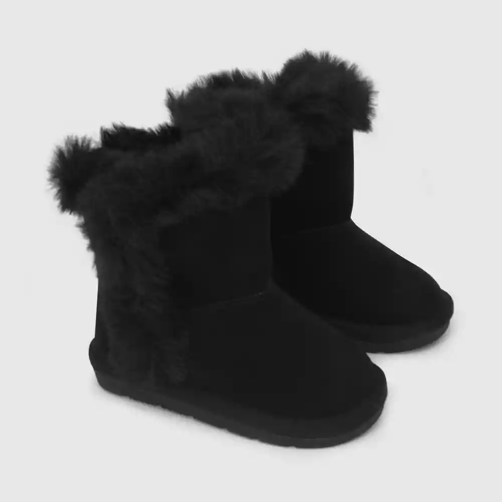 Botas Para Niña Negra Talla 23