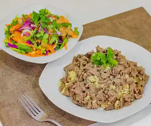 Arróz Árabe con Kawarma