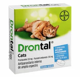 Drontal Cats Antiparasitario para Gato en Comprimidos