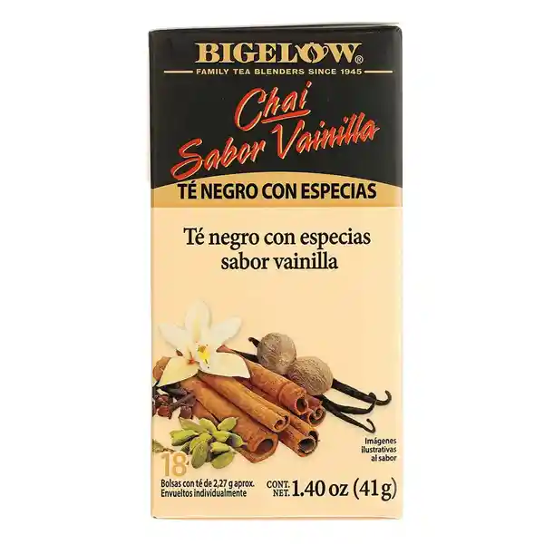 Bigelowté Chai Vainilla