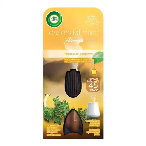 Air Wick Vaporizador de Fragancias Mist Tomillo Limón + Repuesto