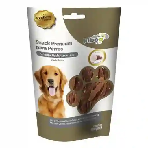 Kiboo Pets Snack Premium de Perro Charqui Pechuga de Pato