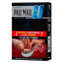 Pall Mall Cigarrillo Click On Azul