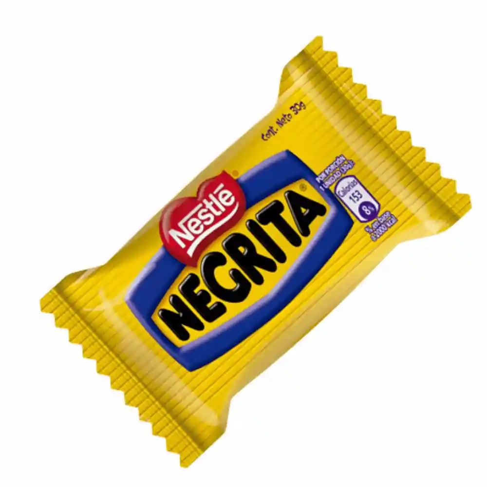 Negrita Galleta Sabor Vainilla Cubierta de Chocolate