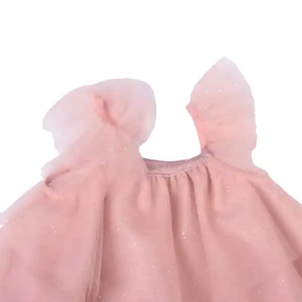 Vestido Bebe Niña Damasco Palido Pillin 12 M