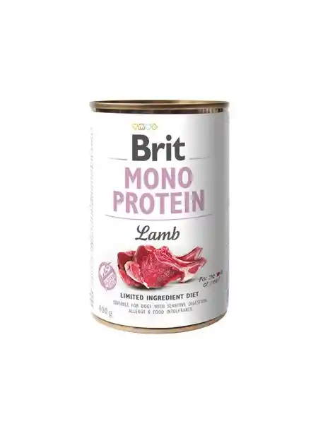 Brit Care Alimento Húmedo Para Perro Mono Protein Cordero