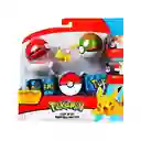 Pokemon Set Cinturón Entrenador Clip´n´go Con 2 Pokebolas Growlithe