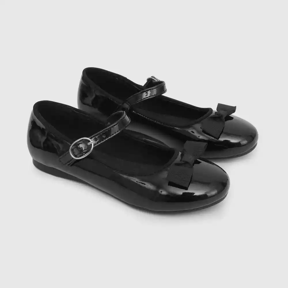 Ballerinas Charol Negro Talla 32