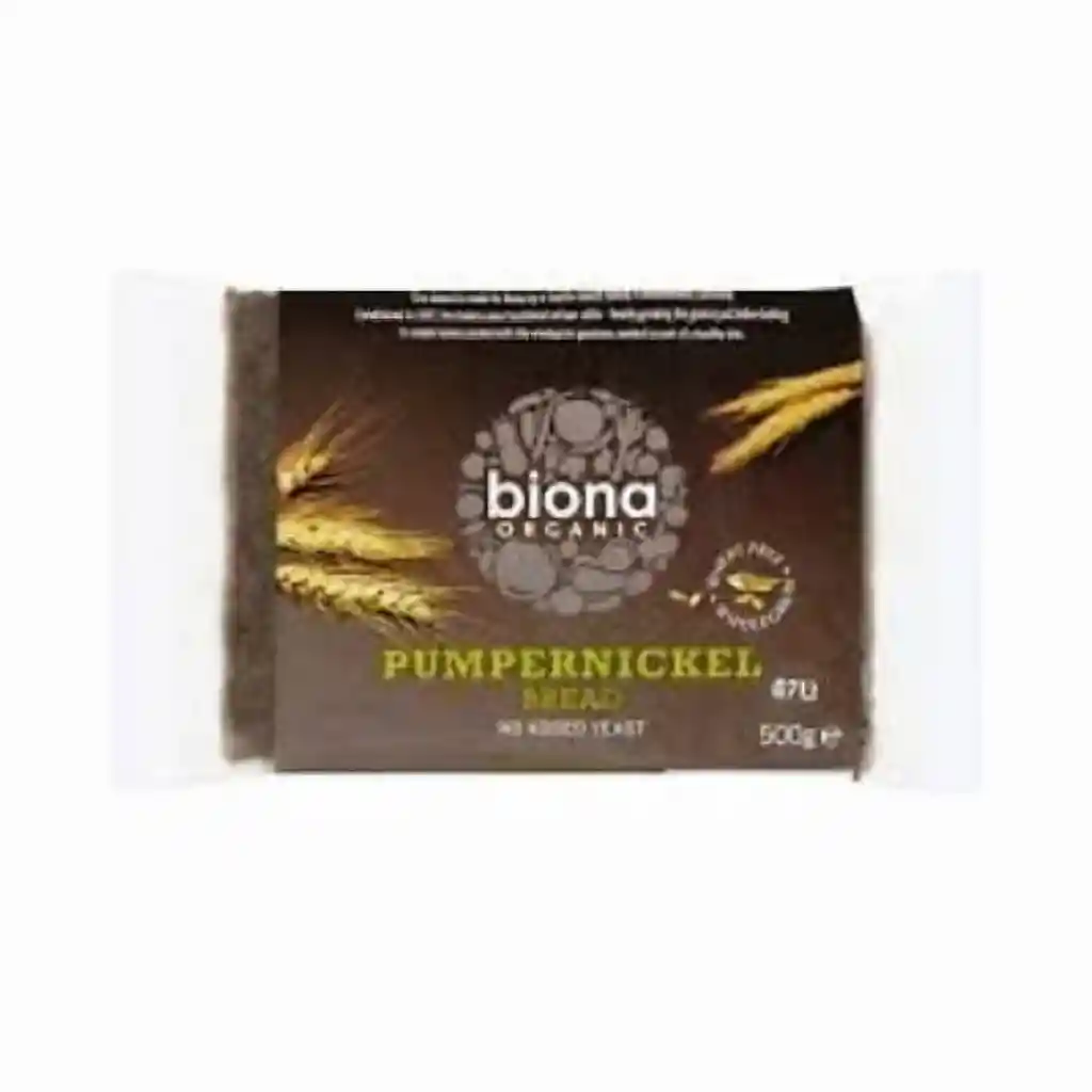 Pan Rye Bread Pumpernickel Organic