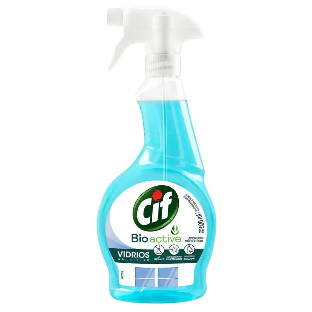 Cif Limpia Vidrios y Multiuso Bio Active
