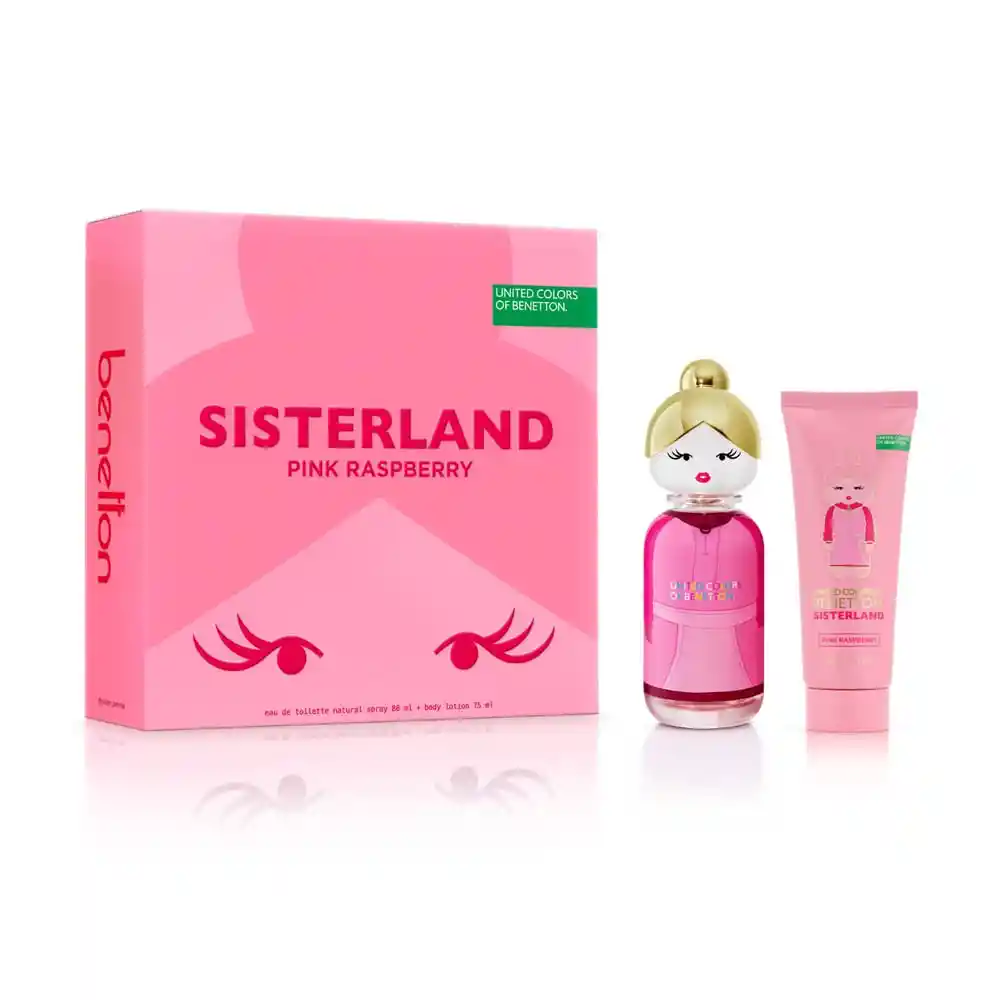 Set Sisterland Pink Raspberry Edt + Body Lotion