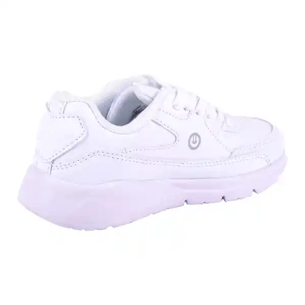 Zapatillas Luces Niño Blanco Pillin 34