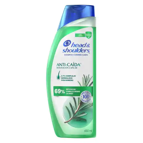 Head & Shoulders Shampoo Anticaída Romero 650ml