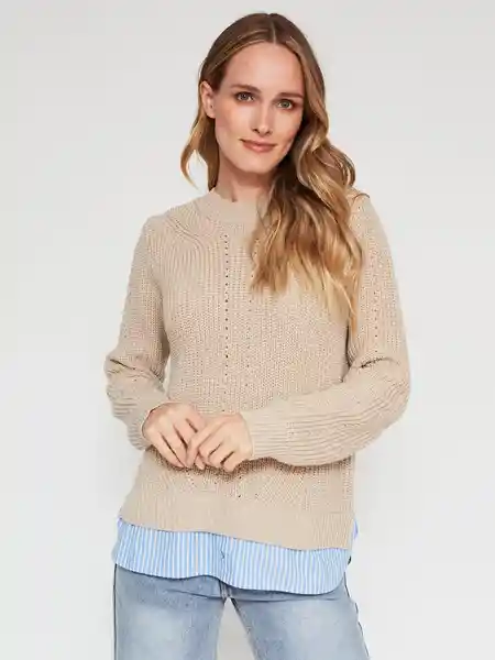 Regatta Suéter Twin High Blanca Ess Beige Talla M S25