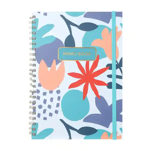 Libreta Con Espiral A4 Azul Claro Miniso