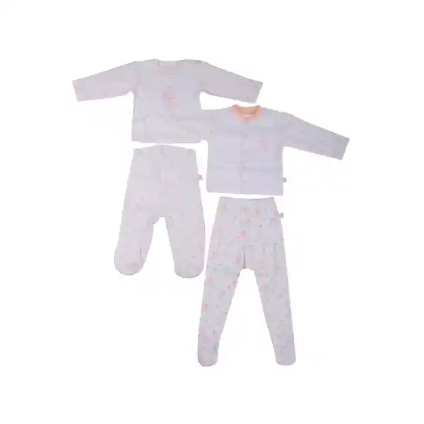 Set 6 Pzas Bebe Niña Multicolor Pillin 3 M