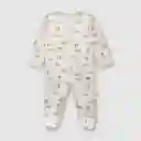 Osito Tropical de Bebé Niño Beige Talla 6/9M Colloky