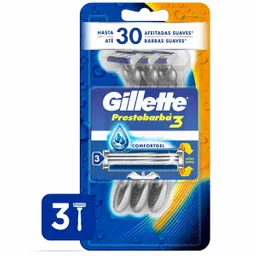 Gillette Máquina Para Afeitar Desechable Prestobarba3