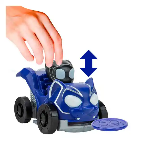 Jazzwares Vehículo Lanza Discos Black Panther Spidey