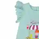 Polera Bebé Niña Turquesa Talla 3 A Pillín