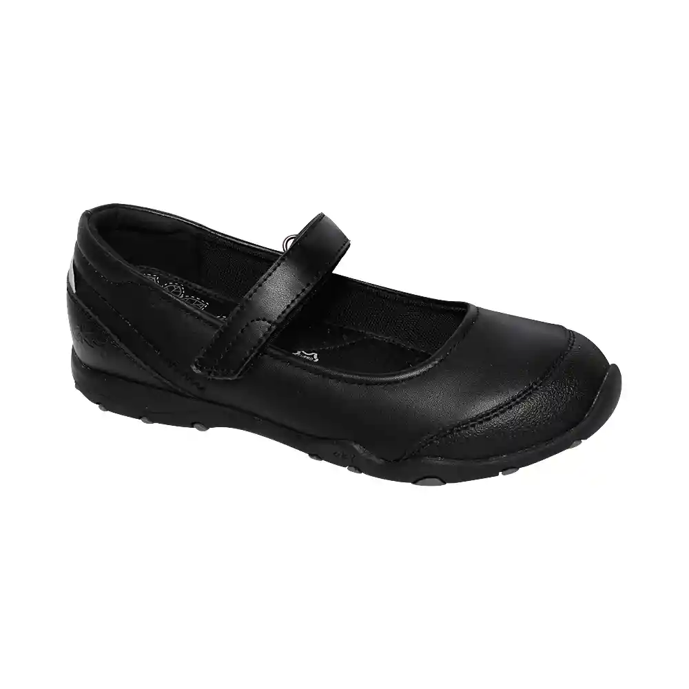 Zapatos Reina Escolar Junior 2 Para Niña Negra Talla 32