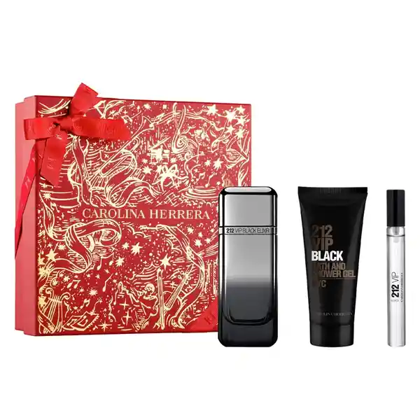 Carolina Herrera Set 212 Vip Black Elix