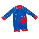 Traje De Baño Uv Bebé Niño Azul Pillin 4 a