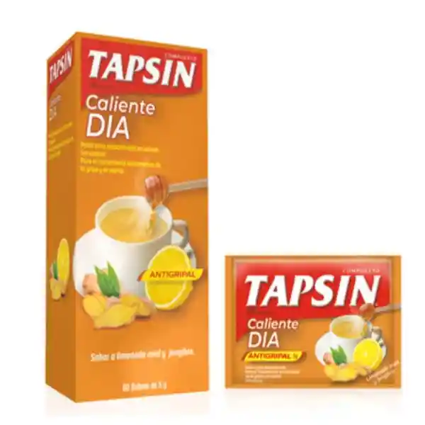 Tapsin Antigripal Limón Miel Jengibre Día