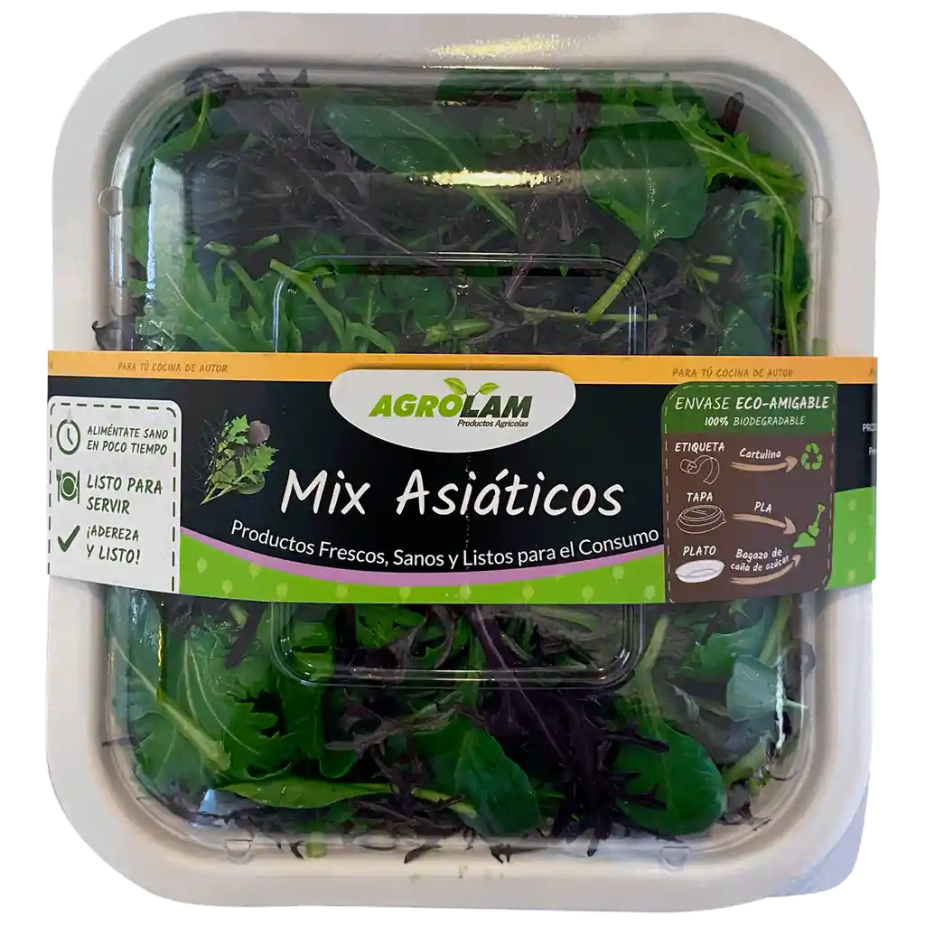 Mix asiáticos procesado bandeja 120 g