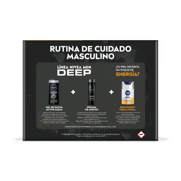 Nivea Men Pack Gel de Ducha Deep