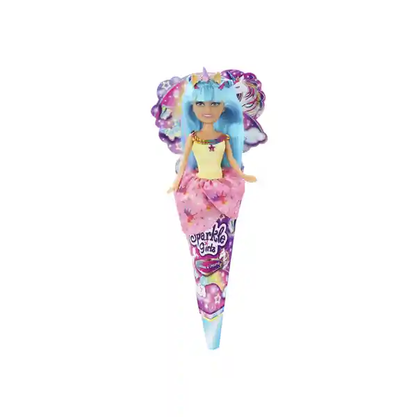 Zuru Sparkle Girlz Muñeca Princesa Unicornio Pelo Lila