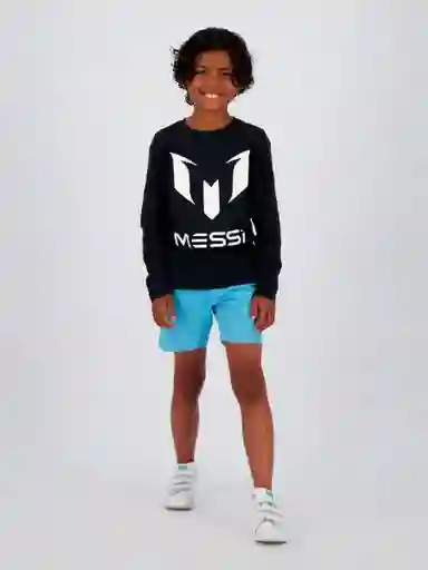 Messi Polera Manga Larga Serto V26 Negro 12