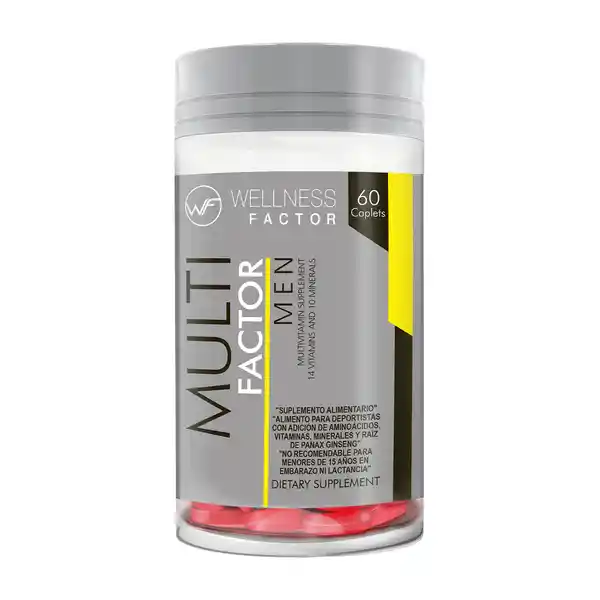 Wellness Factor Suplemento Ditético Multi Factor Men
